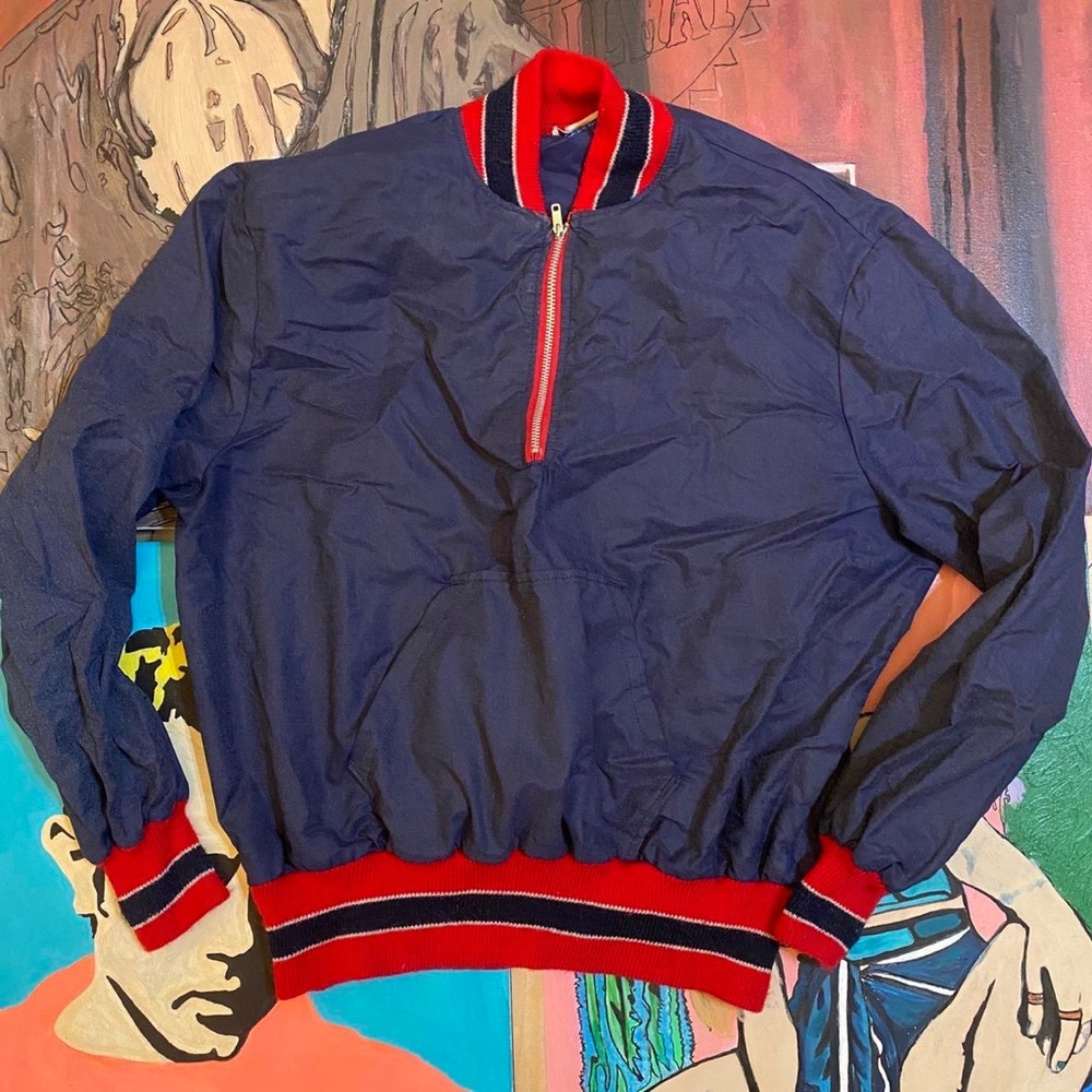 Vintage 50's 60's BUTWIN Varsity Pullover Warmup Jacket